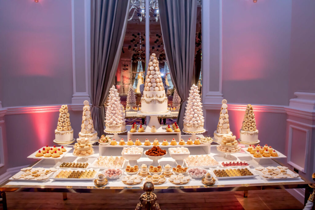 Luxury Wedding Dessert Table By Yevnig Award-winning cake designer