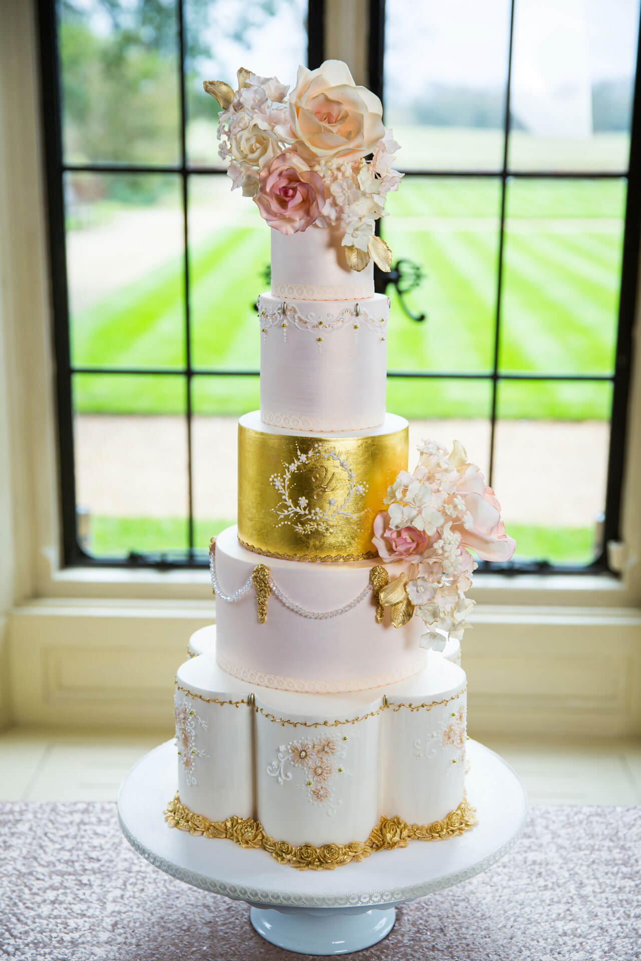 Custom Luxury Wedding Cakes By Yevnig The Evelina The Elvetham Hotel Jacques Lloyd Photography The Evelina