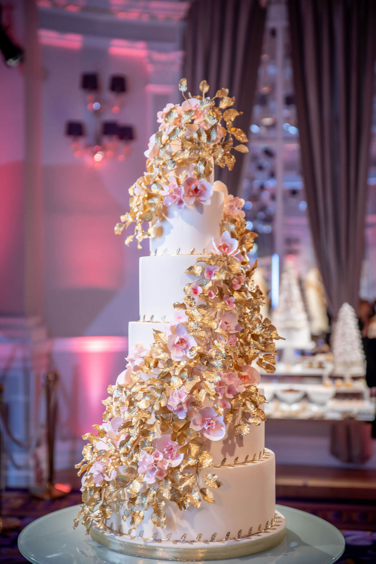 Luxury Wedding Cakes By Yevnig Chrysa Corinthia London AndyMacPhotography