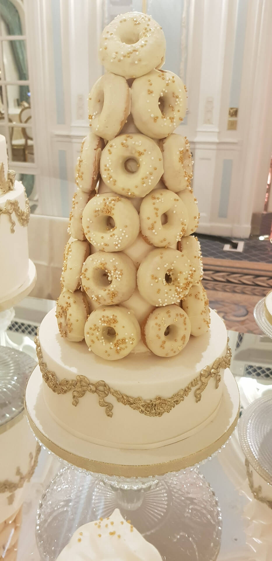 By Yevnig Luxury Celebration Cakes - doughnut tower