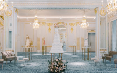 Luxury Wedding Cake Branding photo shoot
