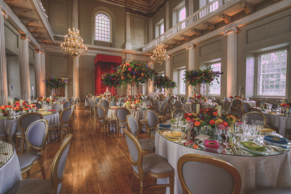 Historic Royal Palaces Banqueting House with luxury wedding cake By Yevnig