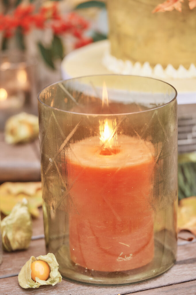 autumnal candle