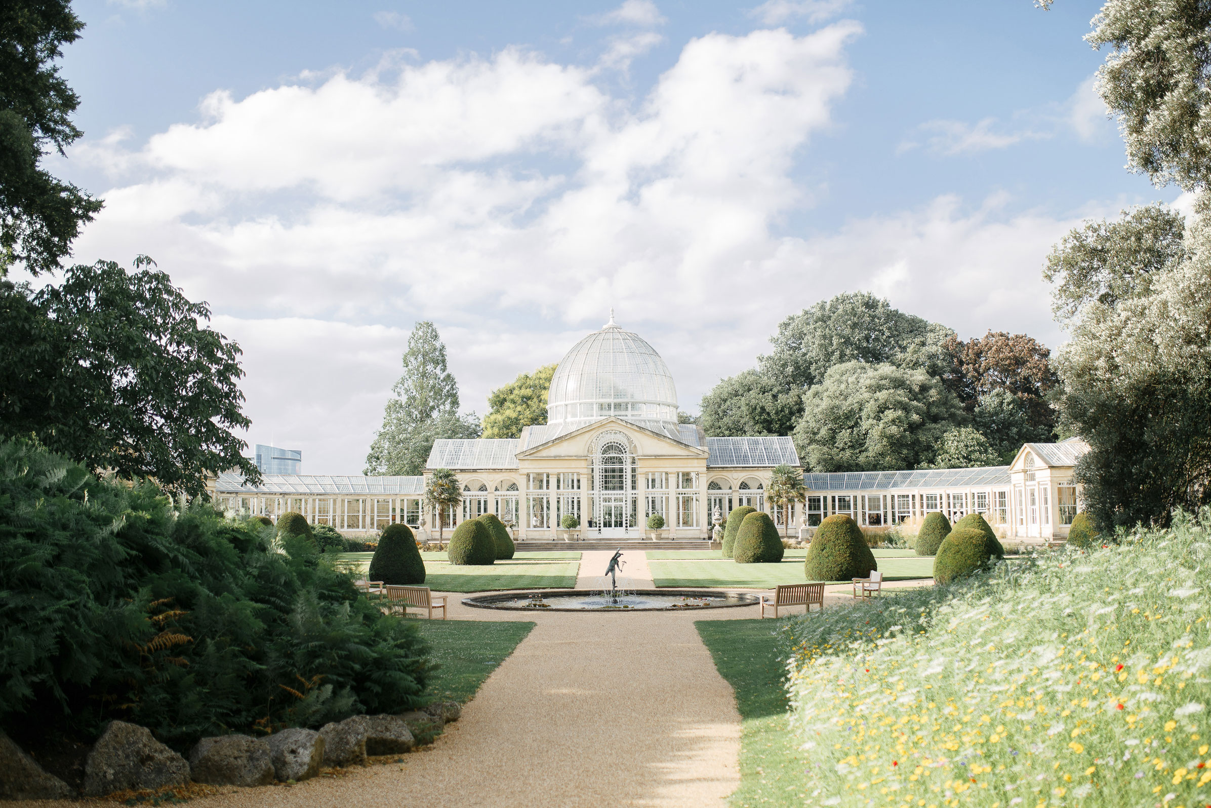 The Great Conservatory glass house at Syon Park