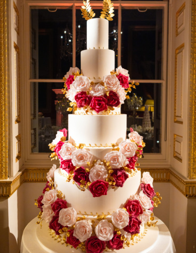 Luxury wedding cake, Rene, By Yevnig in the Great Room at Spencer House